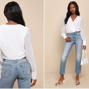 LULU's Bridal Shower Reception Bachelorette Chic SophisticatedHoneymoon Bodysuit